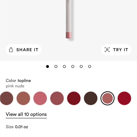 NWT r.e.m. beauty At The Borderline Lip Liner Pencil Color topline (pink nude) - Picture 4 of 4